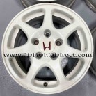 JDM EK9 Civic Type R White 5 Lug Wheels